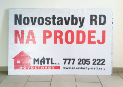 cedule Novostavby